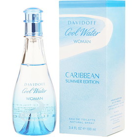 Cool Water Caribbean Summer By Davidoff - Edt Spray 3.4 Oz (Limited Edition) , For Women