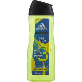 Adidas Get Ready By Adidas Hair & Body Shower Gel 13.5 Oz, Men