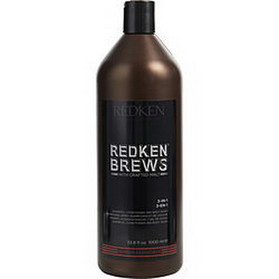 Redken By Redken Redken Brews 3 In 1 (Shampoo, Conditioner & Body Wash) 33.8 Oz Men