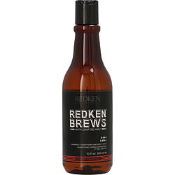 Redken By Redken Redken Brews 3 In 1 (Shampoo, Conditioner & Body Wash) 10 Oz Men