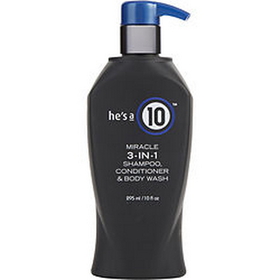 Its A 10 By It'S A 10 - He'S A Miracle 3-In-1 Shampoo, Conditioner, & Body Wash 10 Oz, For Men