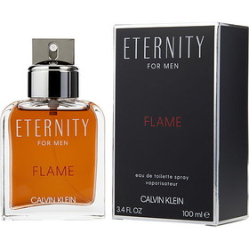 Eternity Flame By Calvin Klein - Edt Spray 3.4 Oz, For Men