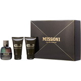 MISSONI By Missoni Eau De Parfum Spray 1.7 & Aftershave Balm 1.7 oz & Bath And Shower Gel 1.7 oz, Men