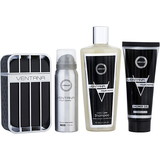 Armaf Ventana By Armaf Eau De Parfum Spray 3.4 Oz & Shower Gel 3.4 Oz & Shampoo 8.4 Oz & Body Spray 1.7 Oz, Men