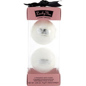 LUCKY YOU by Lucky Brand BATH FIZZ 2.65 OZ (QUANTITY OF TWO) WOMEN