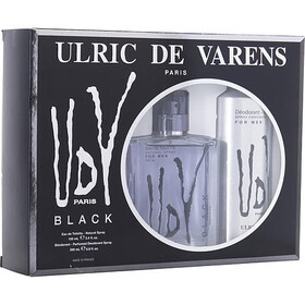 Udv Black By Ulric De Varens Edt Spray 3.4 Oz & Deodorant Spray 6.8 Oz, Men