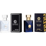 VERSACE VARIETY by Gianni Versace 2 PIECE MenS VARIETY WITH VERSACE SIGNATURE & VERSACE DYLAN BLUE AND BOTH ARE EDT SPRAY 1 OZ Men