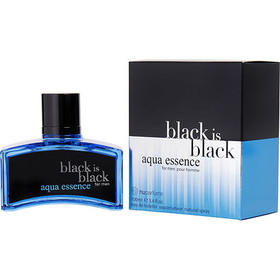 BLACK IS BLACK AQUA ESSENCE by Nuparfums Edt Spray 3.4 Oz MEN