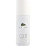 LACOSTE EAU DE LACOSTE L.12.12 BLANC by Lacoste Pure Deodorant Spray 3.6 Oz Men