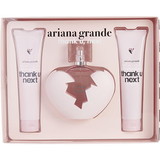 ARIANA GRANDE THANK U NEXT by Ariana Grande Eau De Parfum Spray 3.4 Oz & Body Souffle 3.4 Oz & Shower Gel 3.4 Oz WOMEN