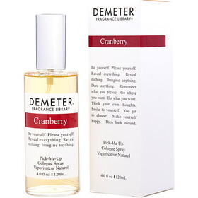 Demeter Cranberry By Demeter Cologne Spray 4 Oz, Unisex
