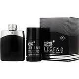Mont Blanc Legend By Mont Blanc Edt Spray 3.3 Oz & Deodorant Stick 2.5 Oz (Travel Set) For Men
