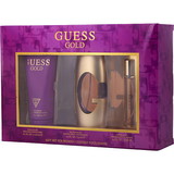 GUESS GOLD by Guess Eau De Parfum Spray 2.5 Oz & Body Lotion 6.8 Oz & Eau De Parfum Spray 0.5 Oz WOMEN