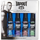TAPOUT VARIETY by Tapout Defy Body Spray 1.5 Oz & Victory Body Spray 1.5 Oz & Fuel Body Spray 1.5 Oz & Focus Body Spray 1.5 Oz MEN