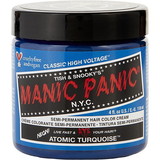 MANIC PANIC by Manic Panic HIGH VOLTAGE SEMI-PERMANENT HAIR COLOR CREAM - # ATOMIC TURQUOISE 4 OZ Unisex