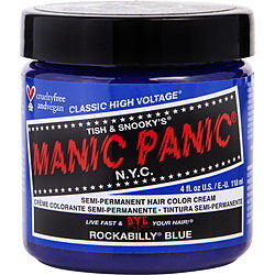 MANIC PANIC by Manic Panic High Voltage Semi-Permanent Hair Color Cream - # Rockabilly Blue 4 Oz For Unisex