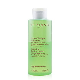 Clarins by Clarins Purifying Toning Lotion with Meadowsweet & Saffron Flower Extracts - Combination to Oily Skin  --400ml/13.5oz WOMEN