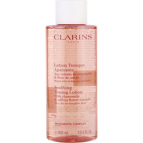Clarins by Clarins Soothing Toning Lotion With Chamomile & Saffron Flower Extracts - Very Dry Or Sensitive Skin --400Ml/13.5Oz For Women