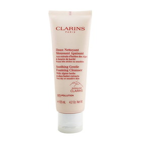 Clarins by Clarins Soothing Gentle Foaming Cleanser With Alpine Herbs & Shea Butter Extracts - Very Dry Or Sensitive Skin --125Ml/4.2Oz For Women