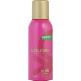Colors De Benetton Pink By Benetton Deodorant Spray 5 Oz, Women