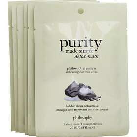 Philosophy By Philosophy Purity Made Simple Bubble Clean Detox Mask --6Sheets, Women