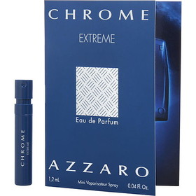 CHROME EXTREME By Azzaro Eau De Parfum Spray 0.02 oz Vial, Men
