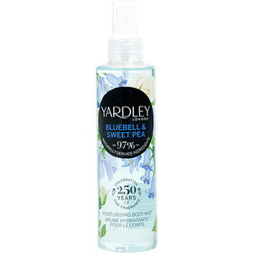 YARDLEY By Yardley Bluebell & Sweetpea Fragrance Mist 6.7 oz, Women