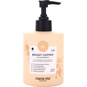 Maria Nila By Maria Nila Colour Refresh Non-Permanent Colour Mask - Bright Copper 10 Oz, Unisex