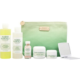 Mario Badescu By Mario Badescu Acne Control Set: Cleanser 177Ml + Lotion 236Ml + Mask 56G + Drying Lotion 29Ml + Drying Cream 14G --5Pcs, Unisex