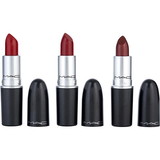 MAC by Make-Up Artist Cosmetics Lipstick X 3 Travel Exclusive: Cockney + Lady Bug + Fresh Moroccan WOMEN
