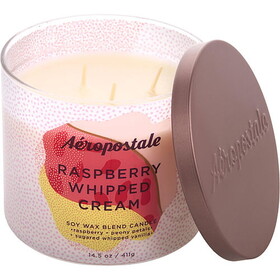 Aeropostale Raspberry Whipped Cream by Aeropostale Scented Candle 14.5 Oz, Women