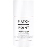 Lacoste Match Point By Lacoste Deodorant Stick 2.5 Oz, Men