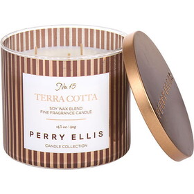 Perry Ellis Terracotta By Perry Ellis Scented Candle 14.5 Oz, Unisex