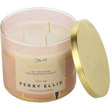 Perry Ellis Pink Clay By Perry Ellis Scented Candle 14.5 Oz, Unisex