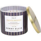 Perry Ellis Exotic Woods By Perry Ellis Scented Candle 14.5 Oz, Unisex