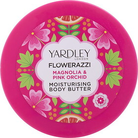 Yardley By Yardley Flowerazzi Magnolia & Pink Orchid Body Butter 6.7 Oz, Women