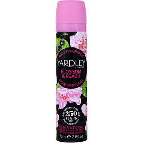 Yardley by Yardley Cherry Blossom & Peach Body Spray 2.5 Oz, Women