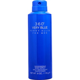 Perry Ellis 360 Very Blue By Perry Ellis Deodorant Body Spray 6 Oz, Men