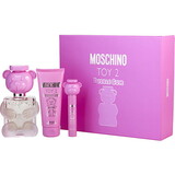 Moschino Toy 2 Bubble Gum By Moschino Edt Spray 3.4 Oz & Body Lotion 3.4 Oz & Edt Spray 0.33 Oz Mini, Unisex