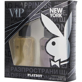 Playboy Variety By Playboy 2 Piece Set Vip & New York And Both Are Edt Spray 2 Oz, Men