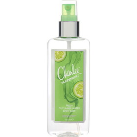 Charlie Independent Fresh Cucumber Water By Revlon Body Mist 3.3 Oz, Women