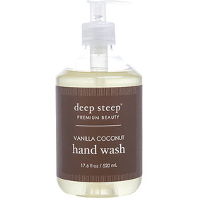 DEEP STEEP By Deep Steep Vanilla Coconut Hand Wash 17.6 oz, Unisex