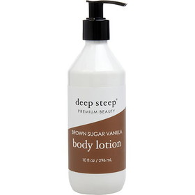 DEEP STEEP By Deep Steep Brown Sugar Vanilla Body Lotion 10 oz, Unisex