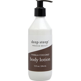 DEEP STEEP By Deep Steep Vanilla Coconut Body Lotion 10 oz, Unisex