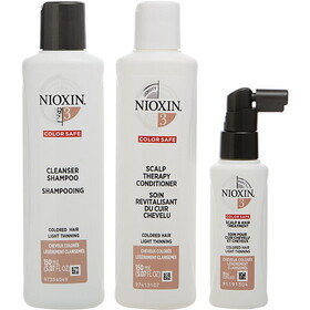 Nioxin By Nioxin Set-3 Piece Full Kit System 3 With Cleanser Shampoo 5 Oz & Scalp Therapy Conditioner 5 Oz & Scalp Treatment 1.7 Oz, Unisex