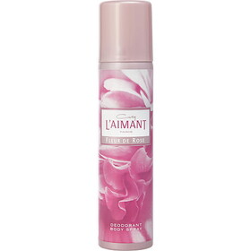 L'Aimant By Coty Fleur De Rose Deodorant Body Spray 2.5 Oz, Women