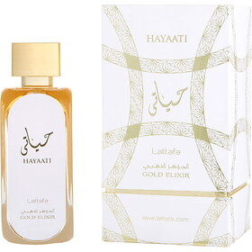 Lattafa Hayaati Gold Elixir By Lattafa Eau De Parfum Spray 3.4 Oz, Men