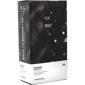 Igk By Igk Permanent Color Kit - 5N Back To Brown (Natural Brown), Unisex