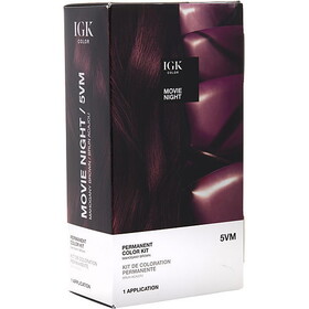 Igk By Igk Permanent Color Kit - 5Vm Movie Night (Mahogany Brown), Unisex