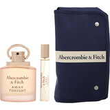 Abercrombie & Fitch Away Tonight By Abercrombie & Fitch Eau De Parfum Spray 3.4 Oz & Eau De Parfum Spray 0.5 Oz & Bag, Women